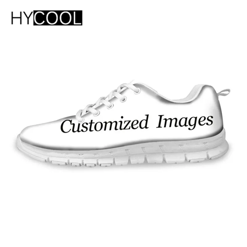 HYCOOL/женские кроссовки для медсестры; милая Повседневная прогулочная обувь для девочек с принтом стоматолога; обувь на плоской подошве для студентов; Zapatos Feminino - Цвет: Custom AQ