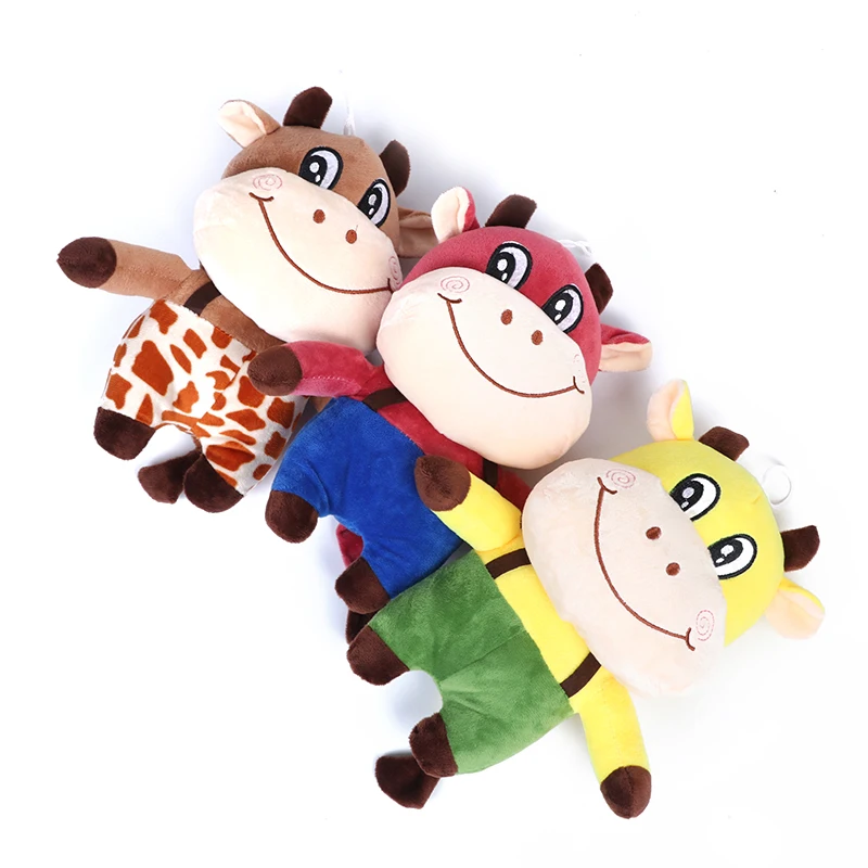 

Hot sale 2021 Year Cow Stuffed Plush Toy 30cm Cattle Soft Toy Kid Christmas Gift