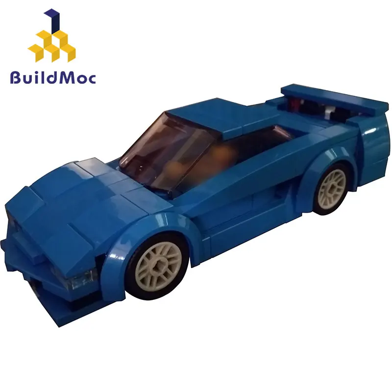 Buildmoc скоростная техника автомобили чемпионов супер гоночные Спортивная модель