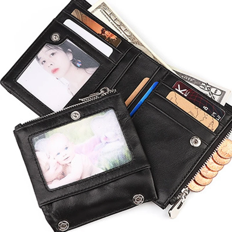

Men's RFID Business Leather Wallet Pocket Credit Card Holder Bifold Purse LX9F