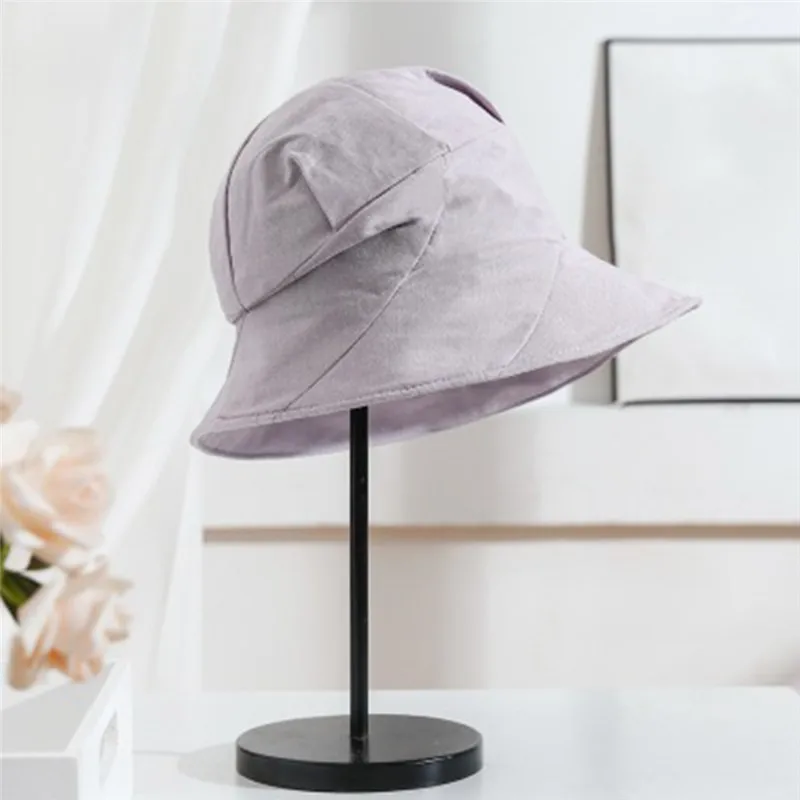 

2022 Ladies Outdoor UV Protection Hat Ladies Vacation Folding Cap For Women Summer Seaside Beach Big Side Bucket Hats