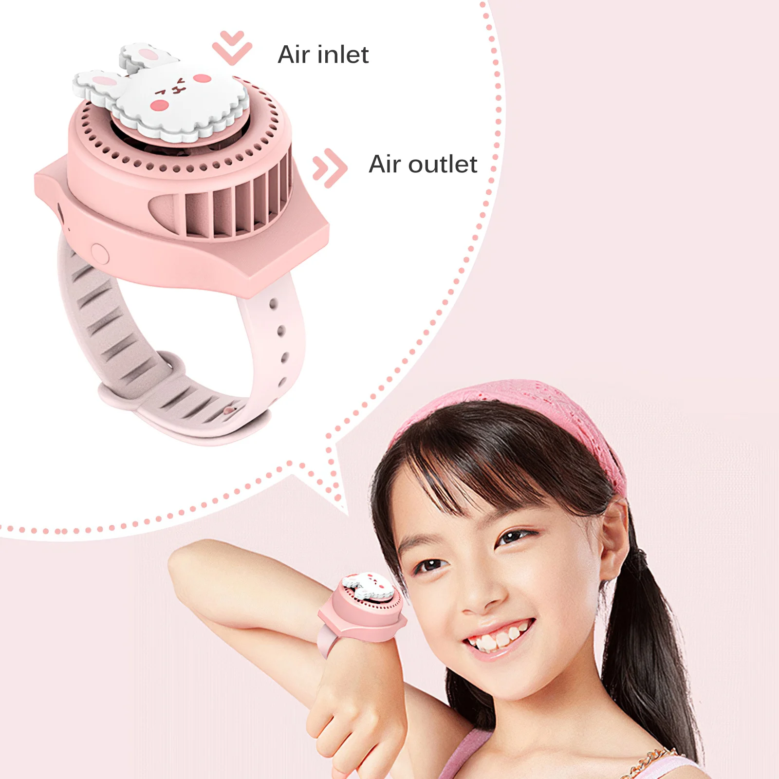 Вентилятор для мультяшных часов с тремя шестернями регулируемый вентилятор со