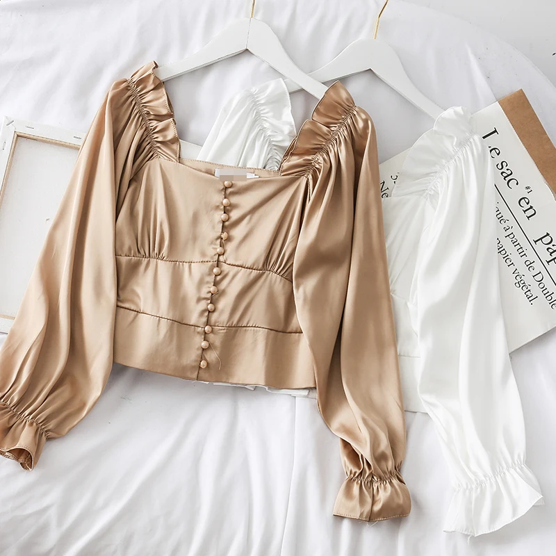 Блузка для женщин топы Сезон весна-лето Футболка женская одежда 2021 в Корейском