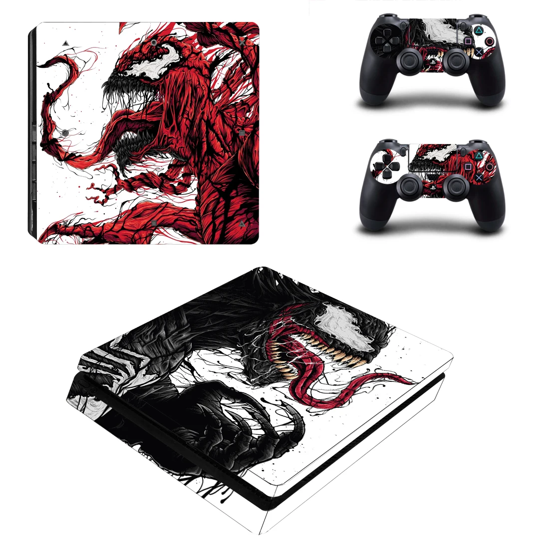 

Venom PS4 Slim PS4 Slim Decal, защитный чехол, наклейка для PS4 Slim Console & наклейки на регулятор, стикер s Vinyl