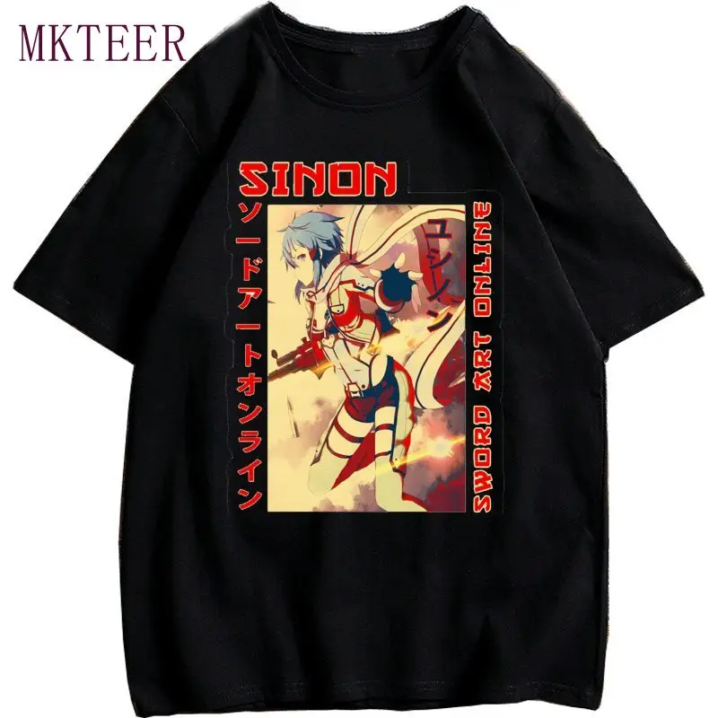 Футболка женская оверсайз в стиле японского аниме милая мультяшная графическая