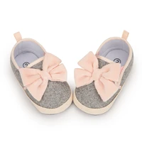 2021 new baby shoes girl boy cute butterfly knot cotton flat non slip soft sole infant first walkers toddler fashion crib shoes