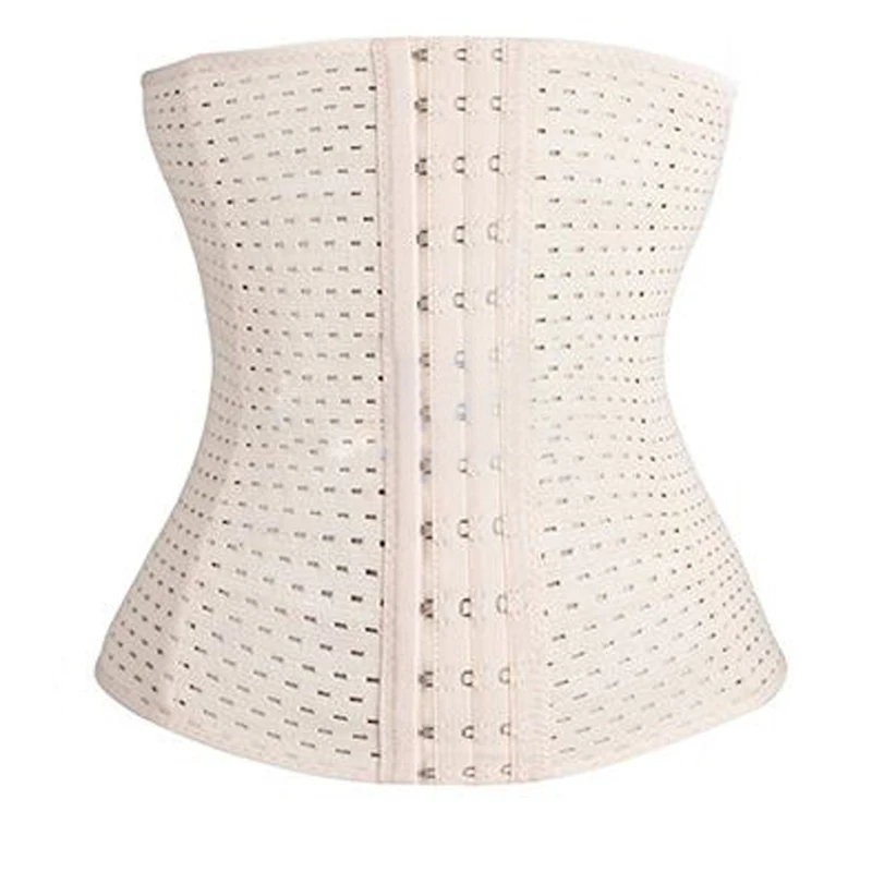 

Hot Waist Trainer Belt Corsets Steel Boned Body Shaper Women Postpartum Belly Band Corset Bustiers Breathable Modeling Strap