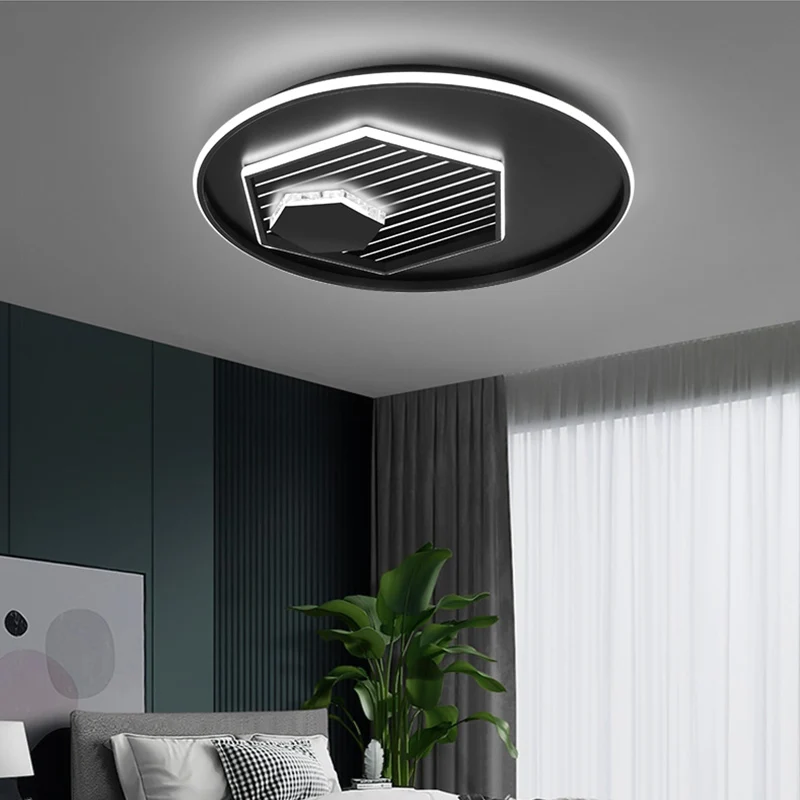 AC85-265V круглые современные минималистичные потолочные светильники в нордическом