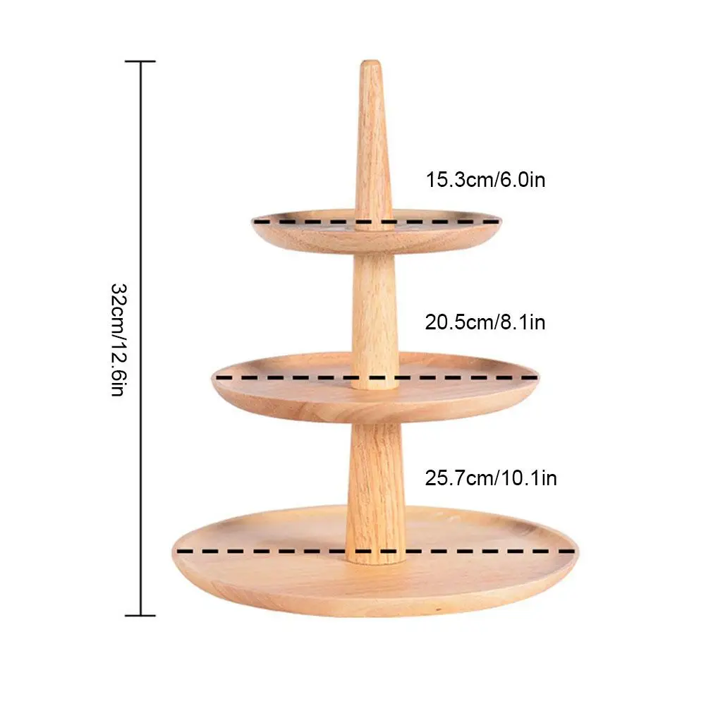 3 яруса кружевных подставка для свадебного торта деревянный поднос с фруктами