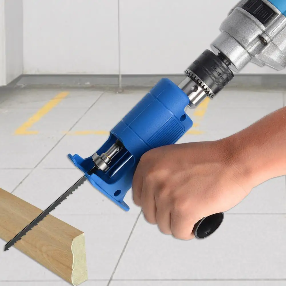 

Portable Reciprocating Saw Adapter Set for Wood Metal Cutting Set Changed Electric Drill Into Reciprocating Electric Saw Parts