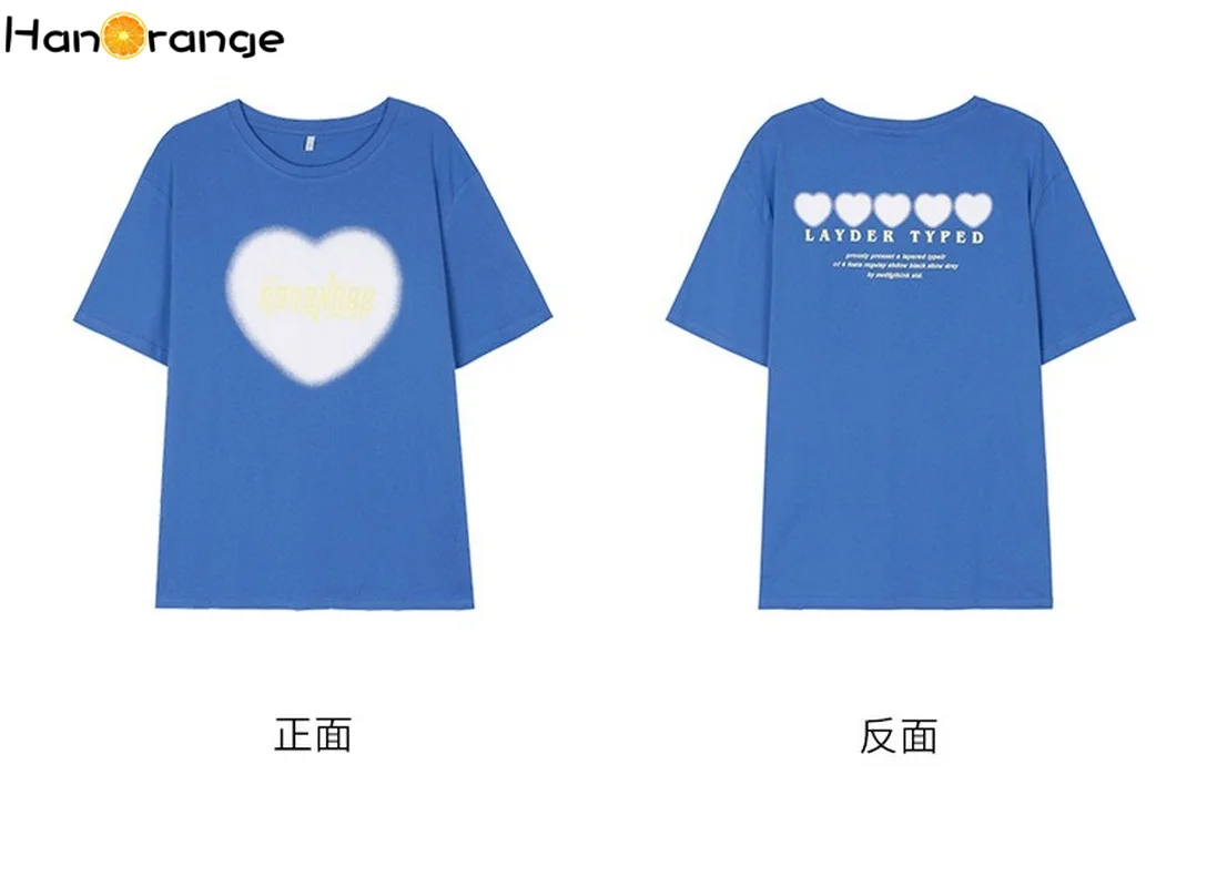 

Love Letter Printed Oversized T-shirt Women 2021 Summer Korean Loose Lazy Style Age-reducing Short-sleeved Top Female