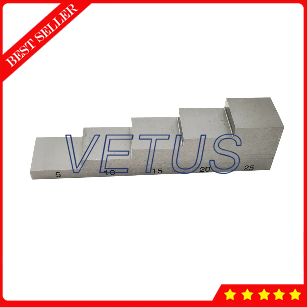 5 Шаг калибровки блок для ультразвуковой толщиномер линейности NDT тестирование