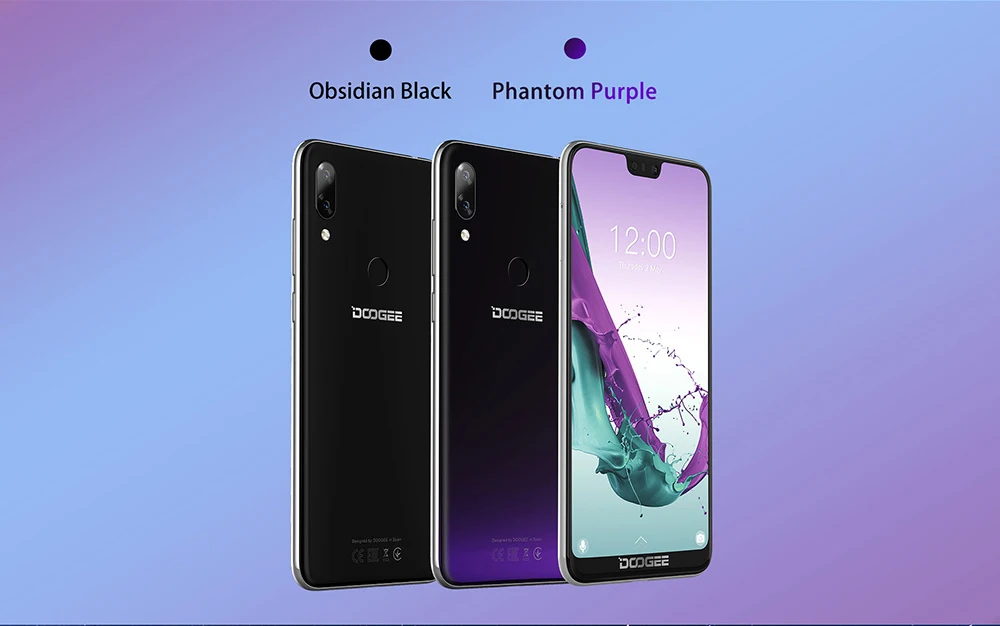 DOOGEE N10 мобильный телефон 19:9 дисплей 16 МП фронтальная камера Восьмиядерный Dual SIM 3 ГБ 32 ГБ 5,84 ''FHD+ 3360 мАч Android 8,1 4G LTE телефон