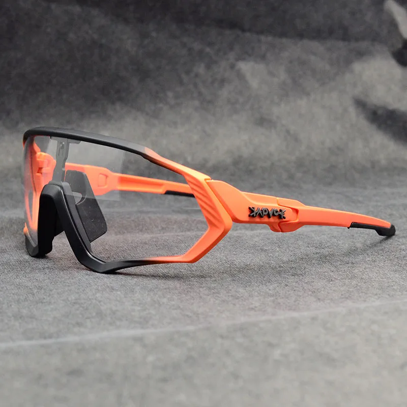 

2021 Men Women Bike Cycling Photochromic 1 Lens Glasses Outdoor Sport Sunglasses Road Bicycle Riding MTB Goggle Driving Eyewear