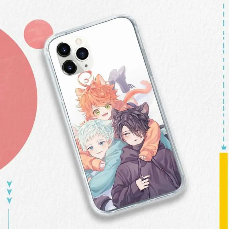 

The Promised Neverland Anime Phone Case for iPhone 11 12 pro XS MAX 8 7 6 6S Plus X 5S SE 2020 XR