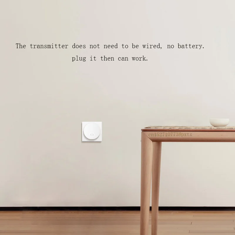 Беспроводной дверной звонок Youpin Linptech самообеспечиваемый энергией с Wi-Fi работает