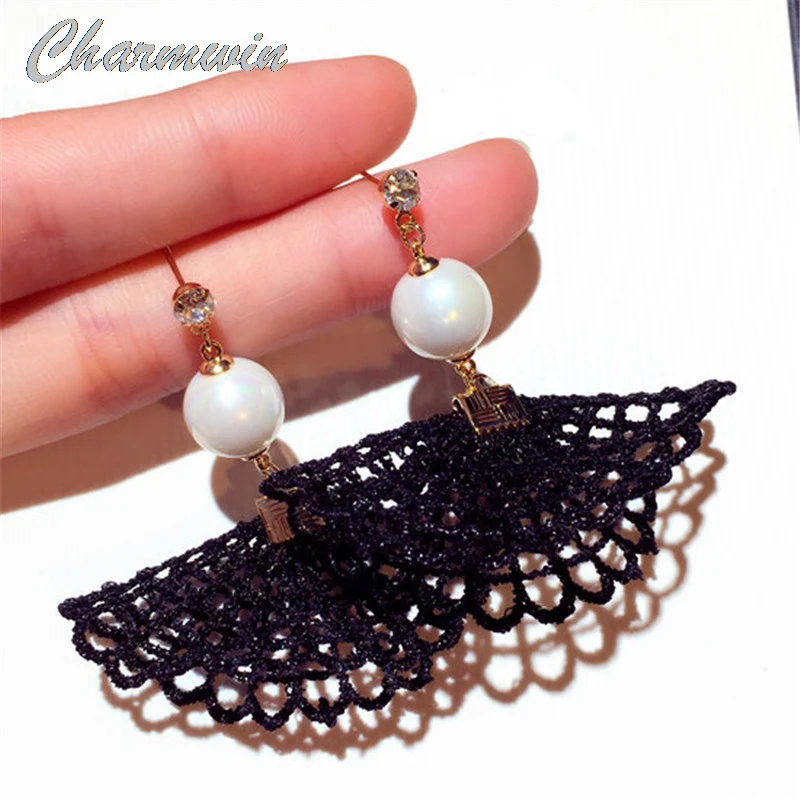 Новые модные корейские висячие серьги длинные для женщин супер красивые