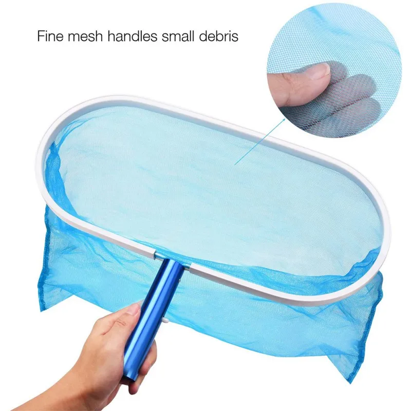 

Deep Swimming Pool Accessories Skimmer Net Pool Net Rubbish Cleaning Rake Leaf Mesh Deep Bag Net 1