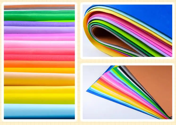 Hand material color EVA sponge paper foam 1.5MM thick 50*45CM | Игрушки и хобби