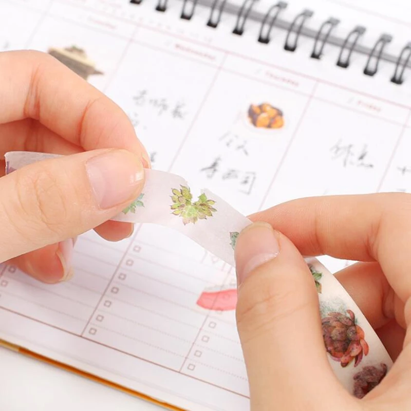 Декоративная Васи лента маскировка кактуса школьные принадлежности рукоделие