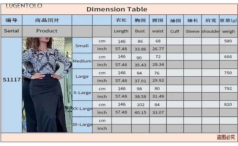

Women Sexy Dress Slim Long Sleeve Small Sequins Party Dresses Lady Elegant Empire Split Fork Fashion Black Long Dress Lugentolo