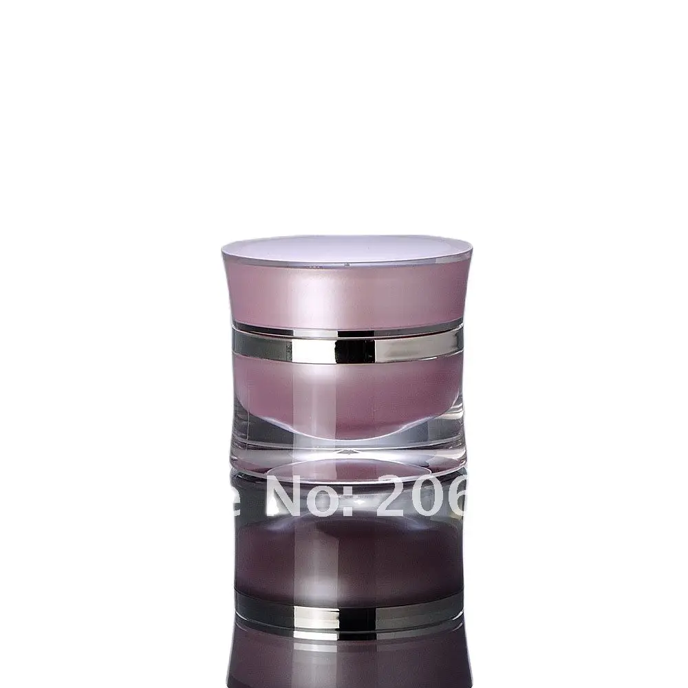 15 г Розовая Акриловая банка для крема косметический контейнер