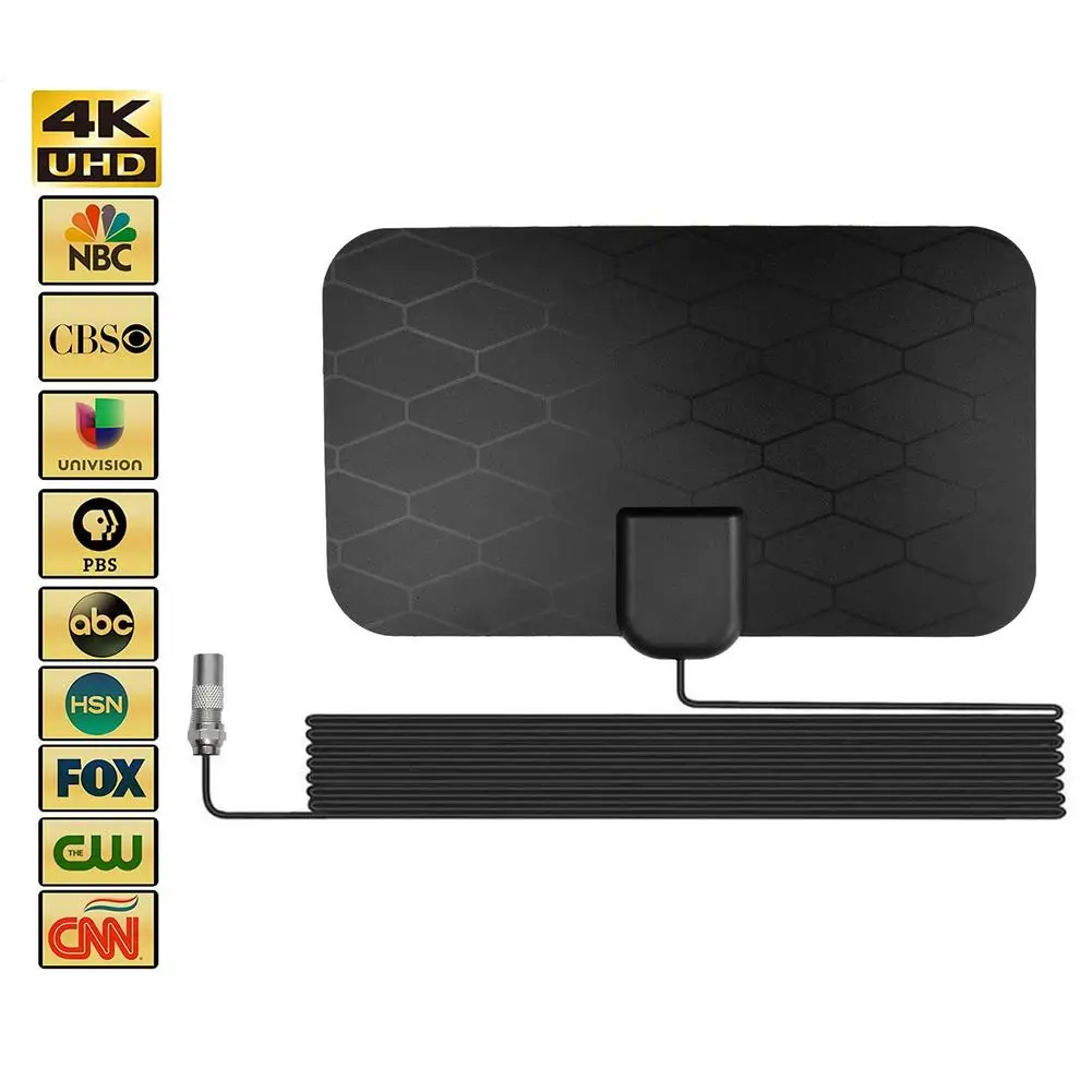 

2021new Indoor Digital 4K HDTV Antenna TV 1000 Miles Radius Amplifier DVB-T2 Isdb-tb Clear Satellite Dish Signal Receiver Aerial