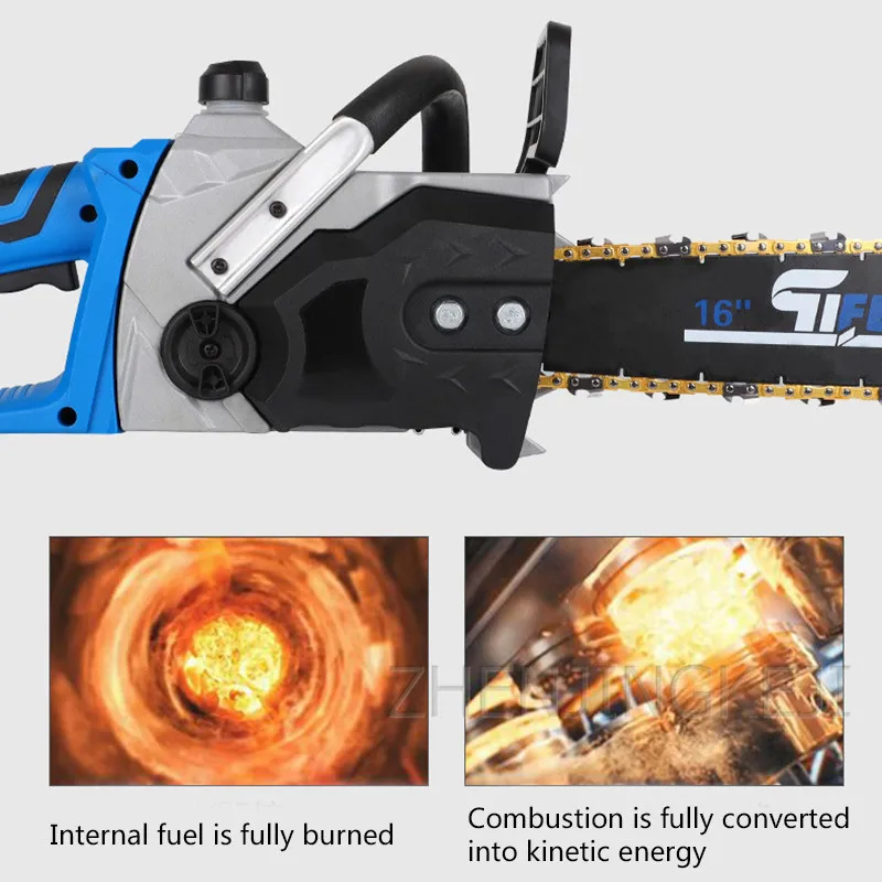 

Woodworking Saw Electric Tool Chain Chainsaw Saw Blade 26 mm AC Single Phase and DC 220V Higher Log Fast Cutting Power Household