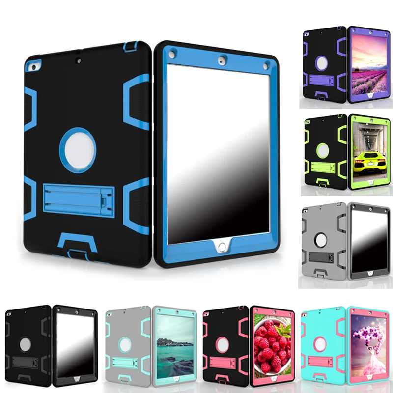 Новый Ударопрочный резиновый чехол с твердой подставкой для Ipad 2/3/4