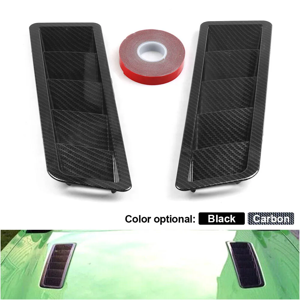 17x5 дюймов Универсальный Автомобильный воздухозаборник колпачок зеркальная