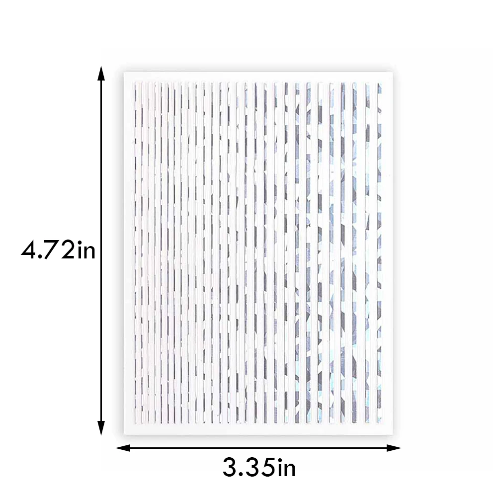 

1 Pc Nail Strip Stickers Black/Gold/Rose Gold/Silver Metal Strip Tape Nail Art Adhesive DIY Foil Tips Nail Sticker Decals NK11