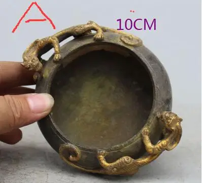 Песня voge gem 4 &quotуказан Китайский Фэншуй бронзовое напыление животное дракон