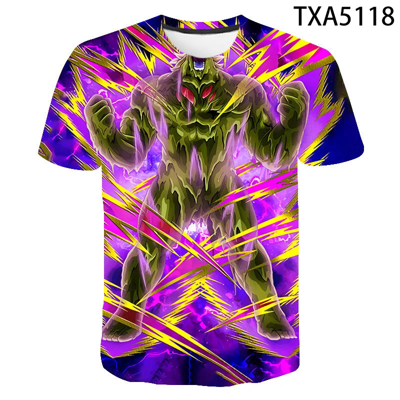 

Футболка Мужская/женская с 3D-принтом дракона, Модный повседневный топ с коротким рукавом, уличная одежда, для мальчиков и девочек, DBZ, 2020