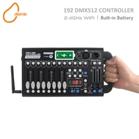 wireless 192 dmx controller included battery dj equipment dmx512 console for moving head spotlights light