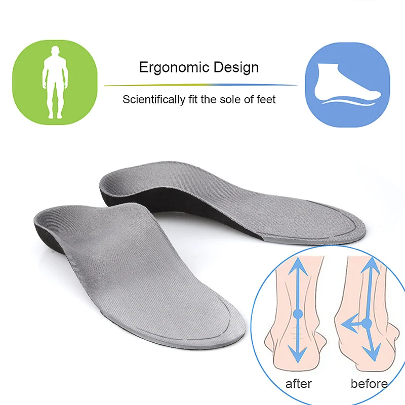 Soumit ортопедические стельки для детей супинатор плоскостопия обувные прокладки