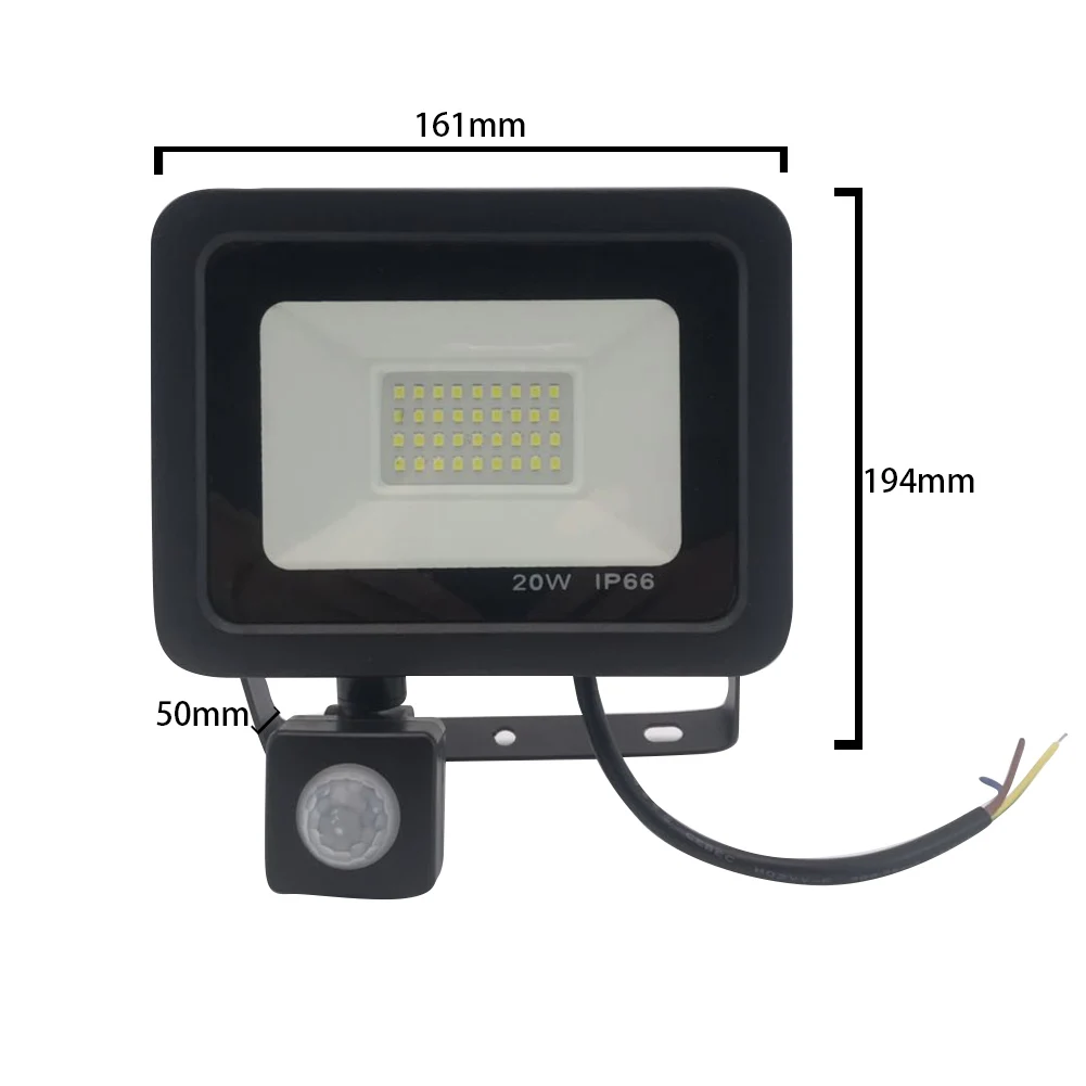 Датчик движения светодиодный супер яркий пейзаж Водонепроницаемый Открытый Сад