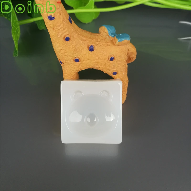 Doinb Cony коричневая силиконовая форма с эмотиконом украшение для торта мастика