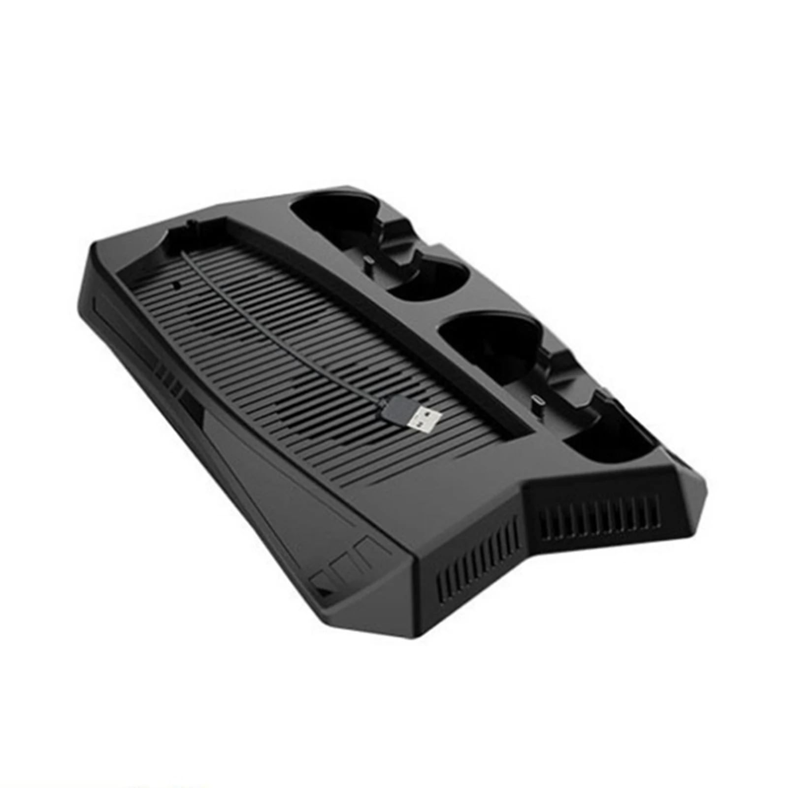 

Вертикальная подставка с охлаждающим вентилятором для консоли PS5 док-станция для зарядки с двойным зарядным устройством контроллера и сист...