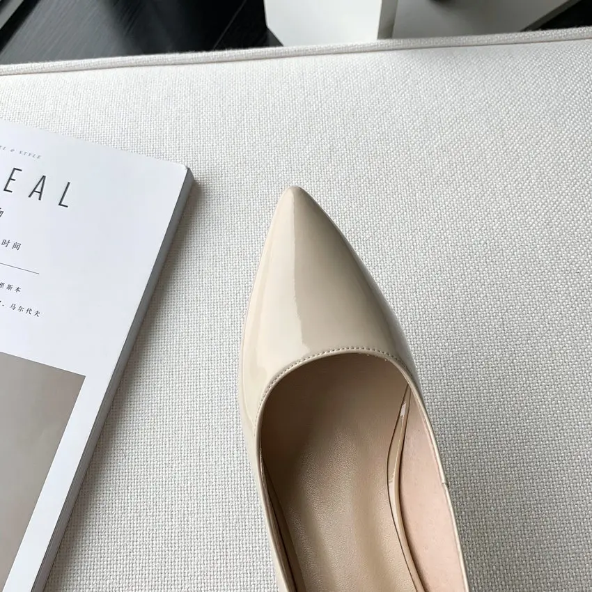 Женские вечерние туфли на высоком каблуке 9 см в сдержанном стиле Вечерние