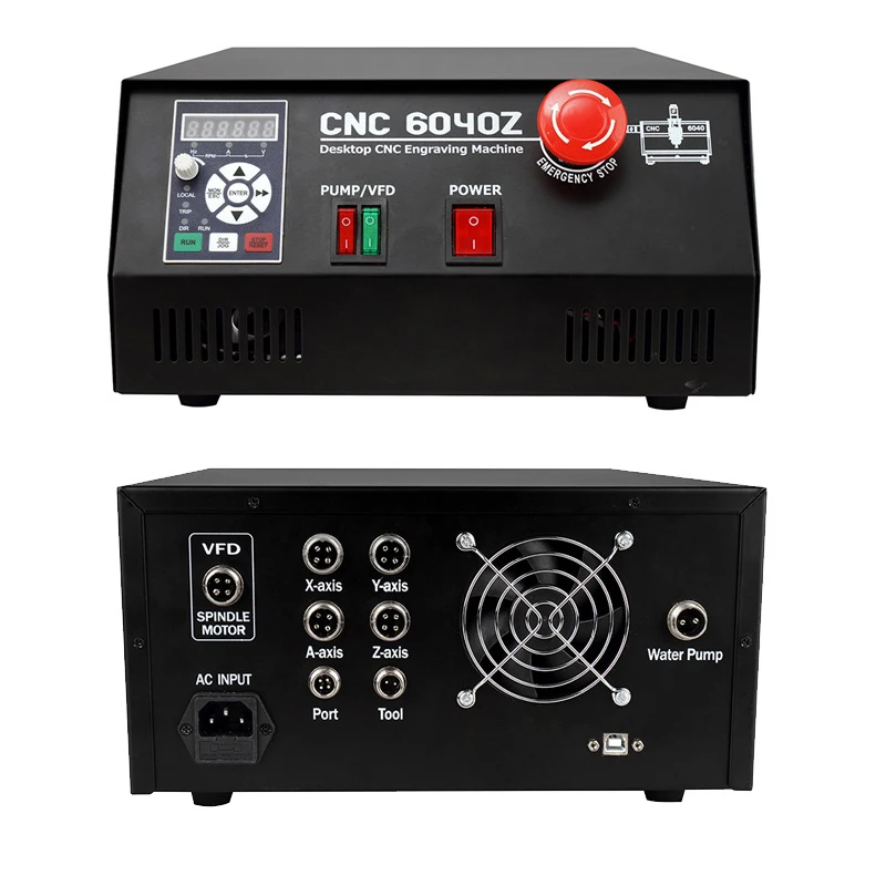 CNC 6040Z 2.2KW 3/4 оси Фасонная фреза по металлу Mach3 USB фрезерный гравер машина резьба