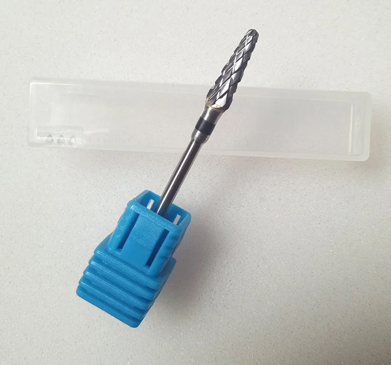 In stock! New design carbide nail drill bit electric nail file drill bit coarse carbide drill 3/32'' 602801 high quality