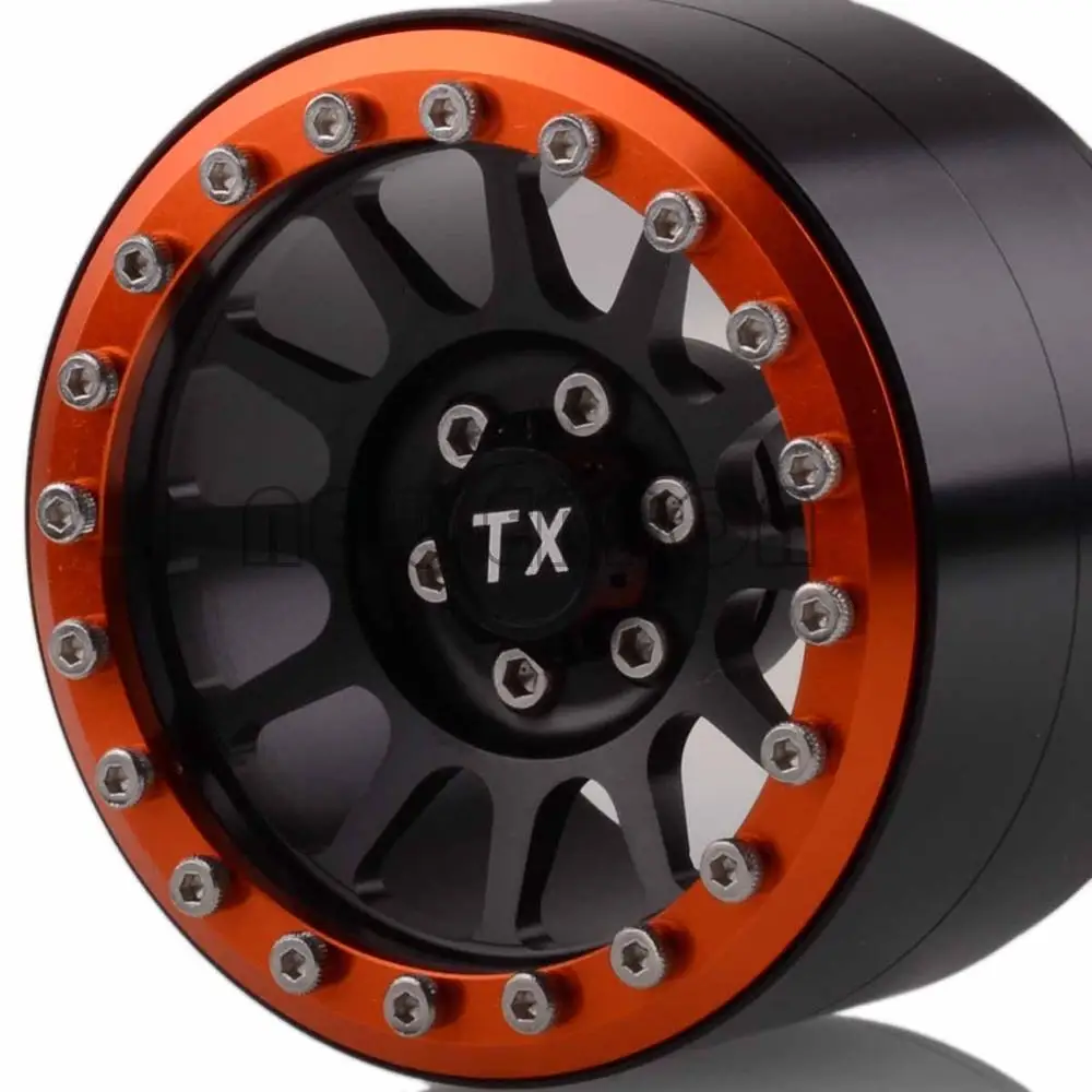 Новинка алюминиевые колеса ENRON с 12 спицами 2 дюйма 4 шт. подходят для Axial Yeti Wraith RC