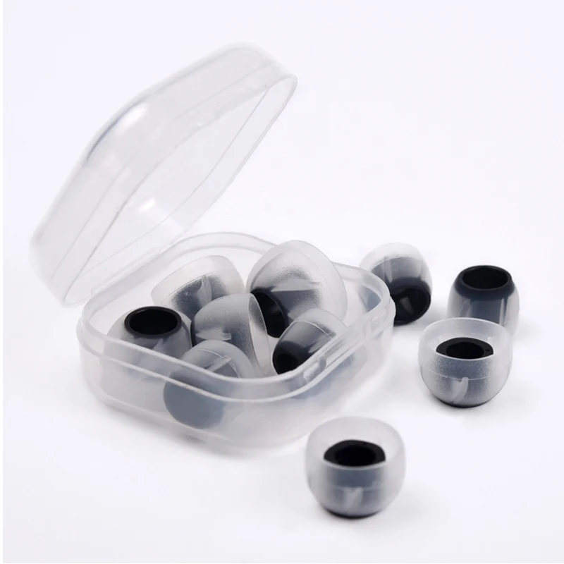 6 пар силиконовые вкладыши для наушников-вкладышей 4 5 мм | Электроника