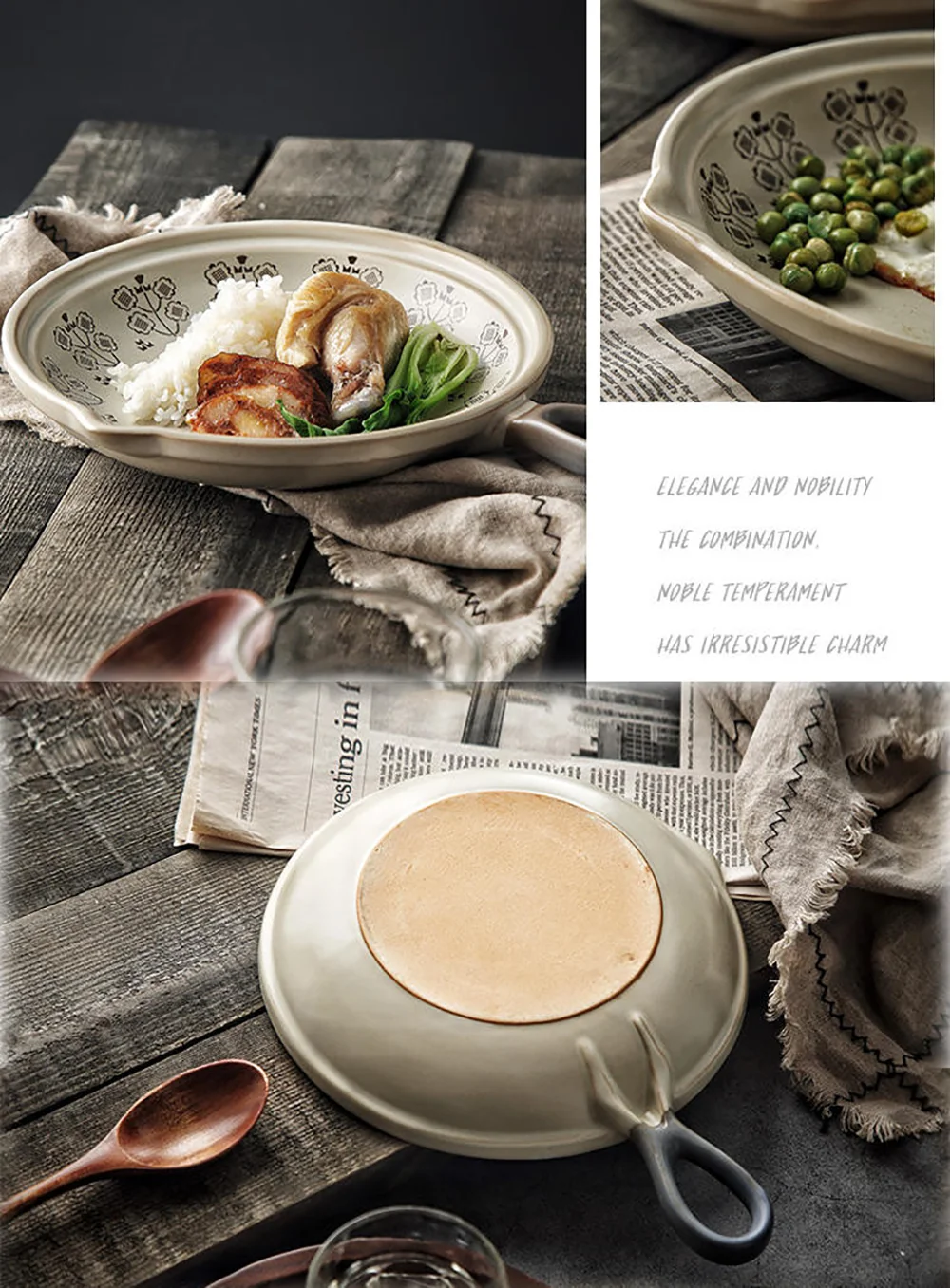 

Healthy Ceramic Nonstick Griddle Pan with Handle