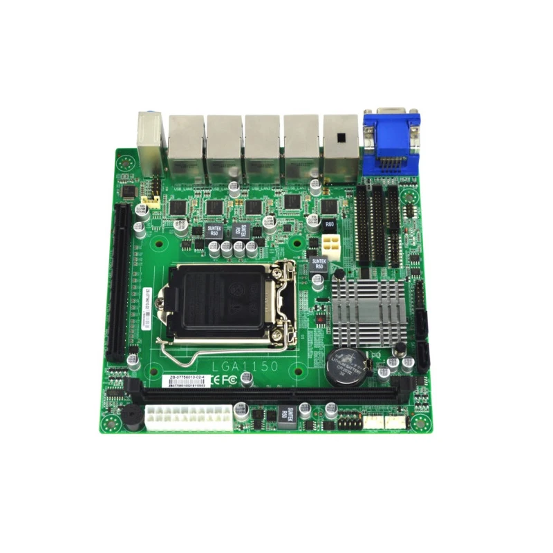 EITX-7560-01 Промышленная материнская плата ddr3 H81 Intel 4-го поколения LGA1150 5 * LAN 2 USB3.0 8 USB2.0