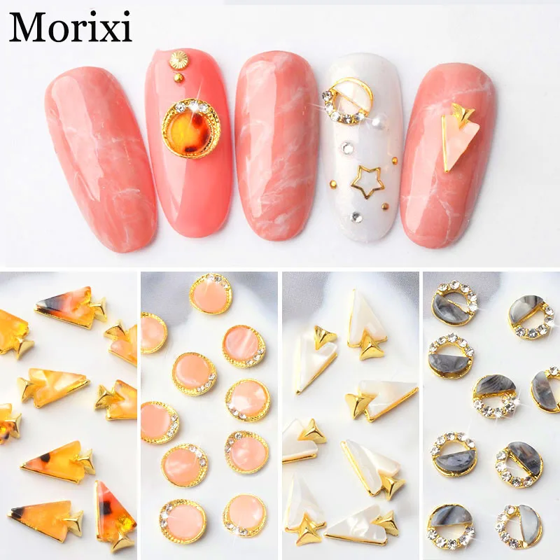 Сплав для дизайна ногтей Стразы круглая сумка треугольная форма опаловые камни