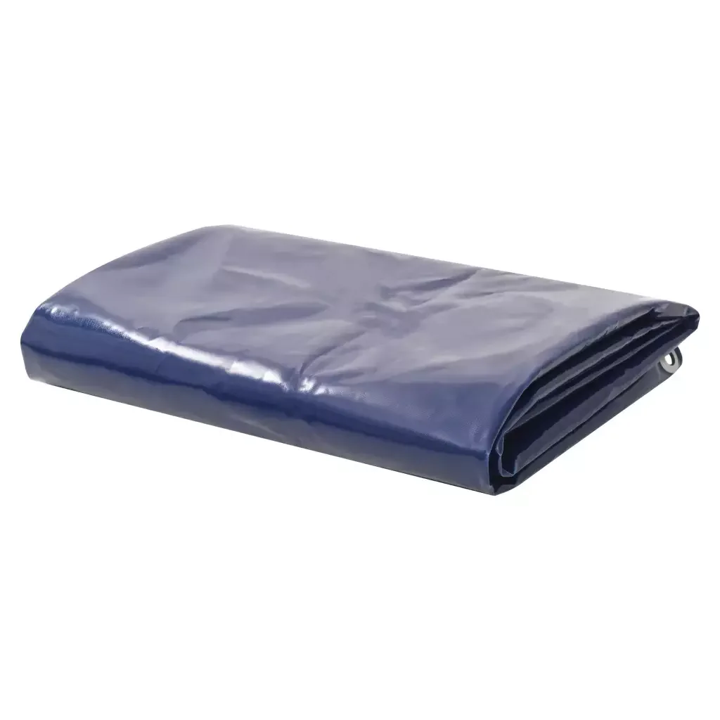 

Blue Tarpaulin Tarp with Metal Eyelets for Covering Out Door Furniture Mutifuctional 10 Sizes PVC Coating