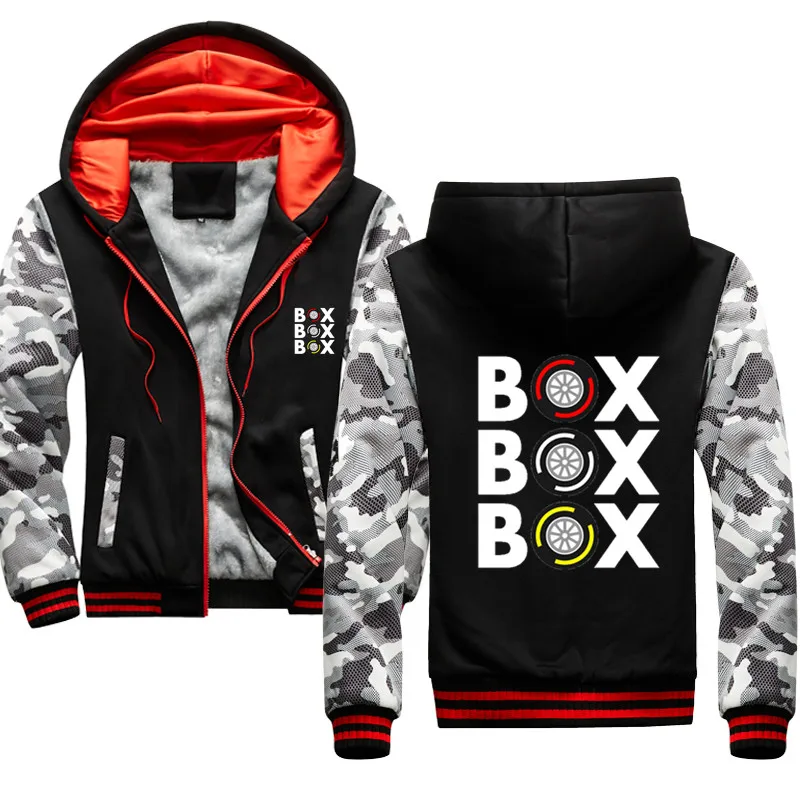 

New Fashion Men Keep Warm Thick Hoodie Box Box Box F1 Tyre Hoodie Gift Sweatshirt Funny Casual Jacket Streetwear
