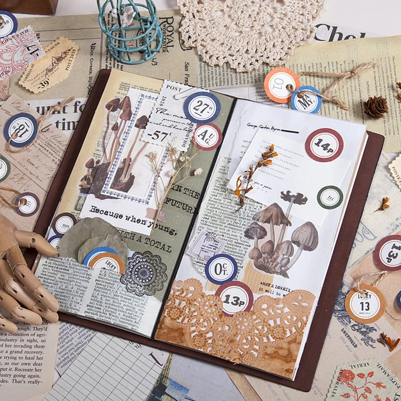 100 шт./цвет наклейки для дневника