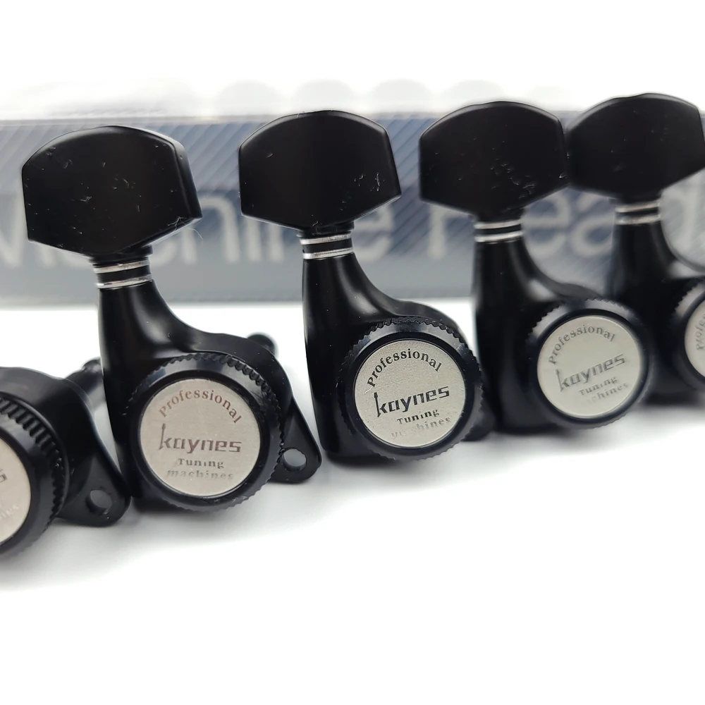 1 set gitarre locking tuners elektrische gitarre mechaniken mechaniken schloss string tuning pegs schwarz 【made in korea】 free global